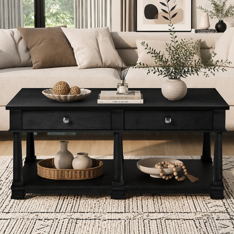 Table basse VIBE HAUS Farmhouse, Black