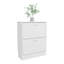 Range-chaussures, 2 portes, blanc