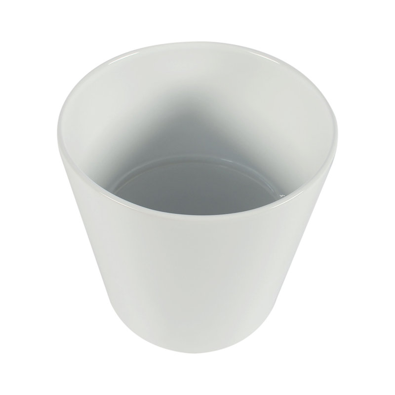 Handmade 2-Piece Ceramic Indoor Pot Planter Set, White