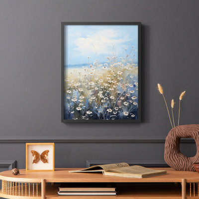 FLORAL Series VI - reproduction encadrée de qualité supérieure - prête à être accrochée - aucun clou requis