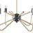 6-Light Metal Chandelier