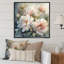 Pivoines roses et vertes sur une branche II - pivoines, art mural-88545202-134414261
