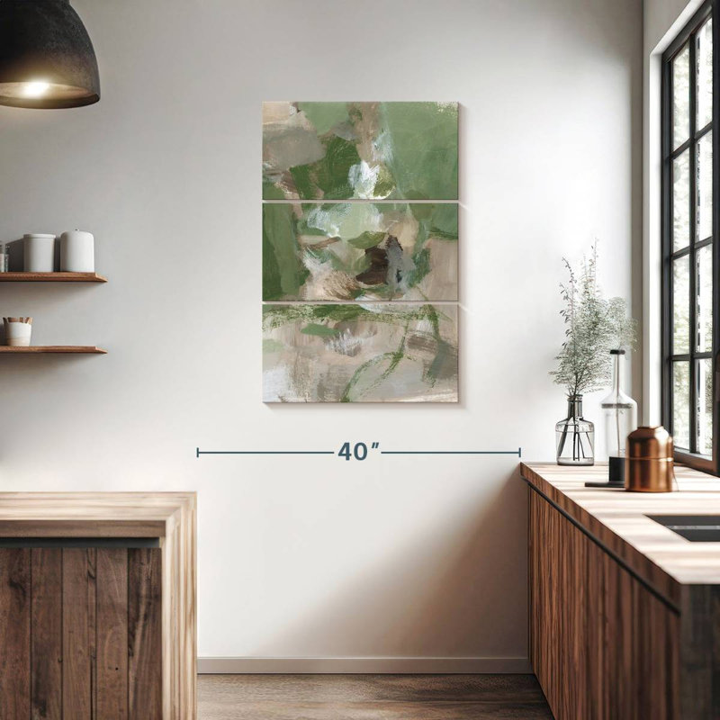 Green Tea I, 38" H x 24" W