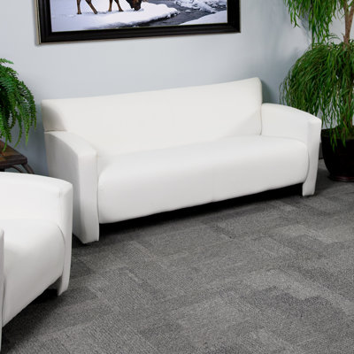 Leather/Faux Leather 32.5'' Reception Sofa