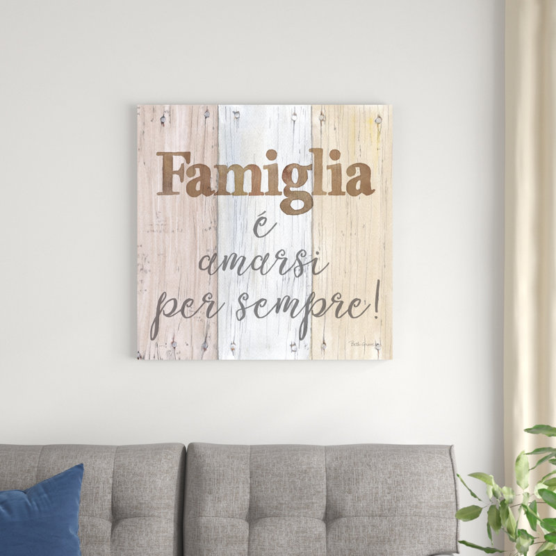 Farmhouse V Italian, H 30 po x l 30 po