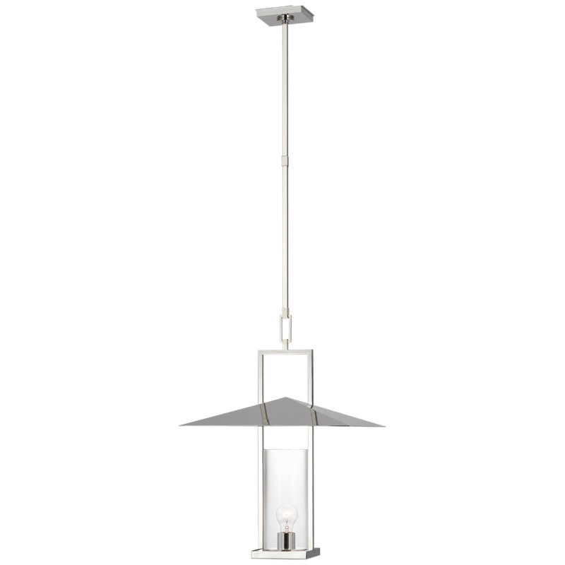 Amity 1 - Light Pendant, Clear, Polished Nickel