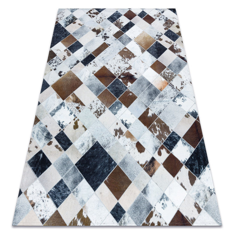 Conanso Patchwork Area Rug, Rectangle 160 x 230cm
