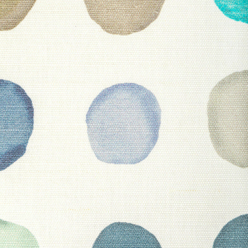 Rhapsody Twister Print Fabric, Denim/Aqua