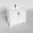 Anvay 36 in. Single Sink Freestanding Bath Vanity in Matte White with White Ceramic Top-1476409589
