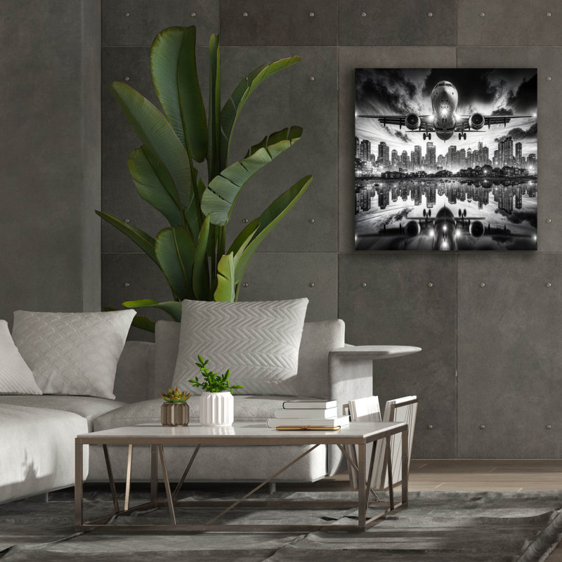  «Fly Away» par Rey Klimt, art mural sur toile, H 37 po x l 37 po x P 1,5 po