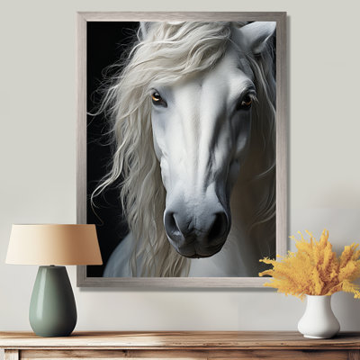 White Horse Serenity - Horse Wall Art
