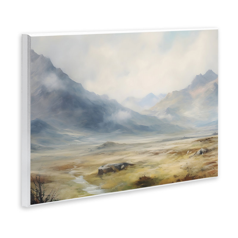 Plaque murale Faded Mountain Secrets, design par Franklyn Gregory, H 10 po x l 15 po