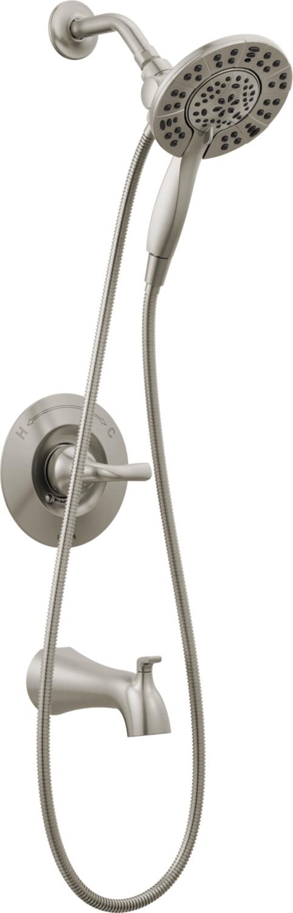 Marina Multi Function Stainless Steel Shower Head with Shower Faucet