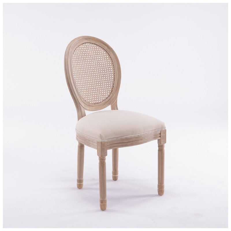 Ensemble de 2 chaises de salle à manger en bois massif l 19,69 po x P 16,93 po x H 37,8 po Court