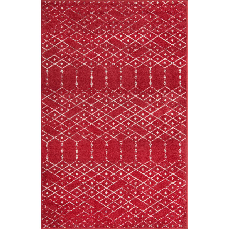 Brissa Abstract Indoor Rug, Rectangle 5'3" x 8'