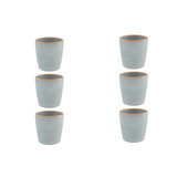 Gemstone Moonstone Stoneware Teacup