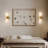 Aleinah 14" Modern White Alabaster Marble Bathroom Vanity Wall Sconces-1534666064