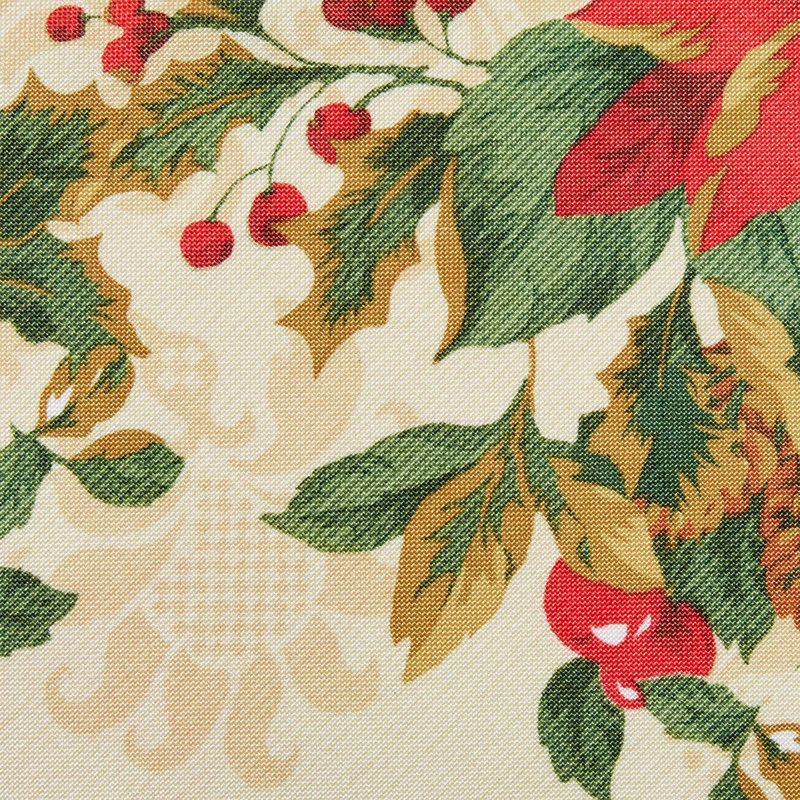 Nappe Providence Poinsettia, l 102 po x L 60 po