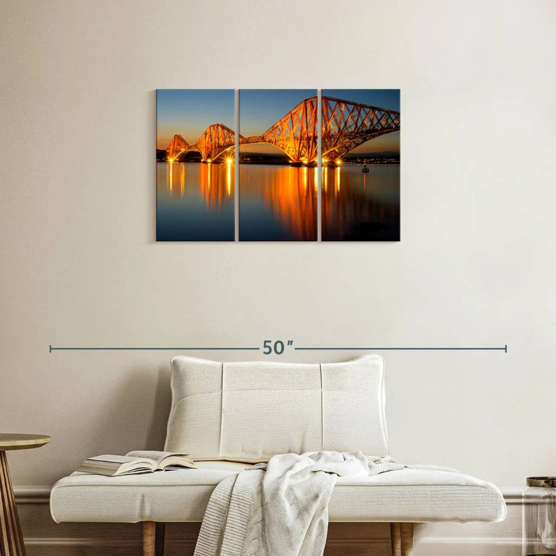Forth Cantilever Bridge At Dawn