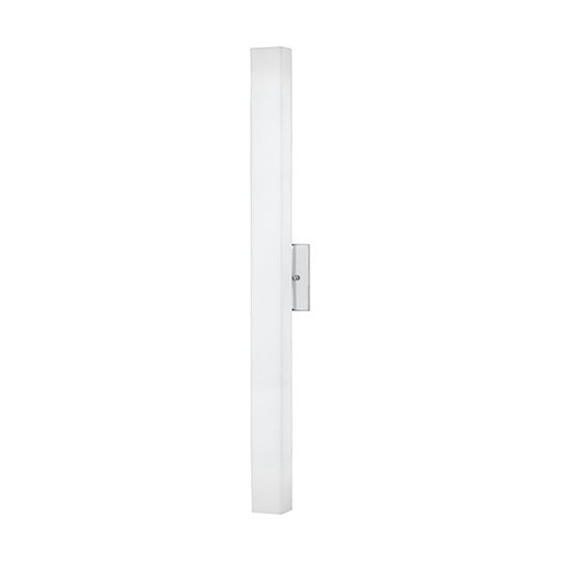 Melville 1 - Light LED Wallchiere, 32" H x 4.75" W x 2.875" D, Chrome