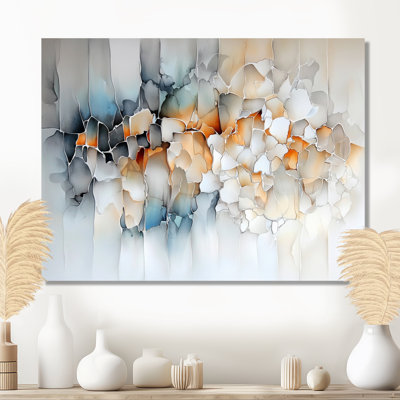 Blue Botanical Exploration II - Botanicals Metal Art, Modern Metal Print