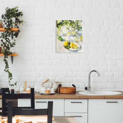 Plaque murale «Meringue Lemons» par Annabelle Hall
