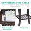 Metal Outdoor Side Table , 45.5cm cm W 45.5cm cm D
