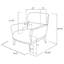 Joshual CAL117 Compliant 30.50'' Wide Armchair-939694252