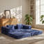 Canapé-lit en chenille convertible en mousse viscoélastique l 78,74 po x P 39,37 po x H 24,8 po