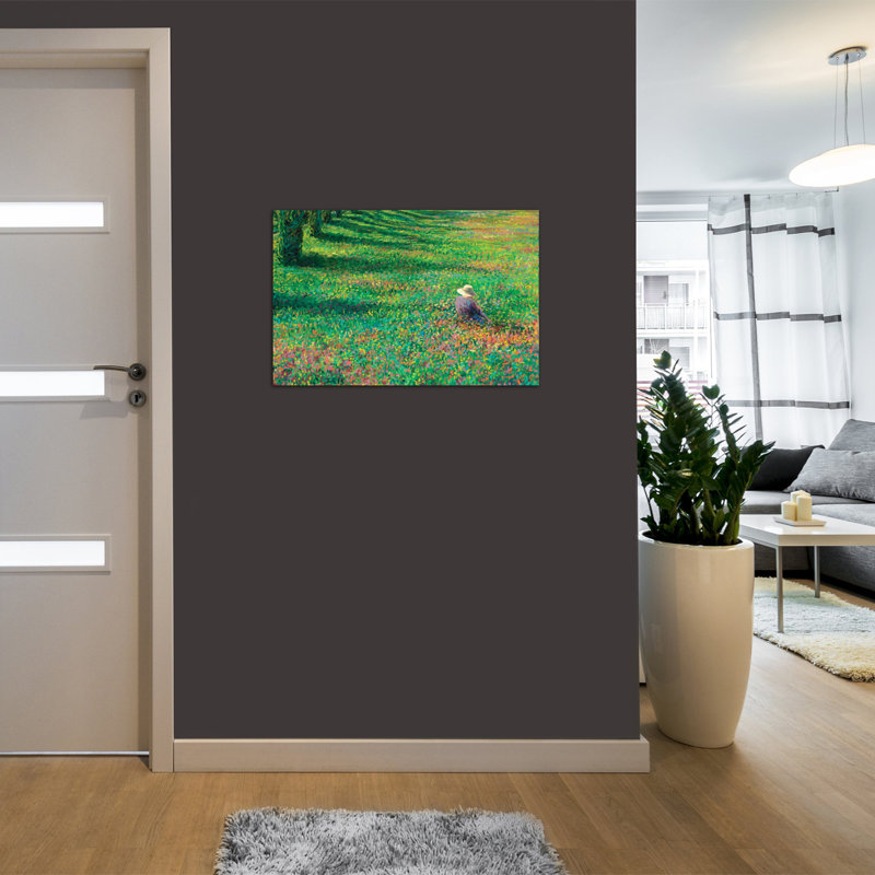 Iris Scott - The Home Place, reproduction d'art sur toile tendue, H 18 po x l 26 po x P 1,5 po, Toile tendue, Pas de tapis