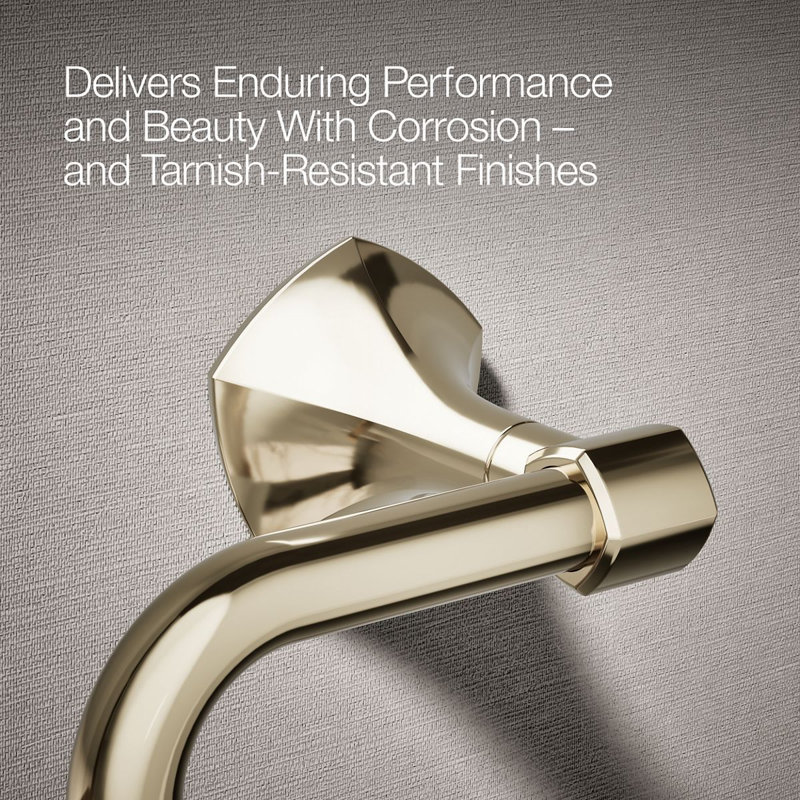 Occasion Towel Ring, Vibrant French Gold