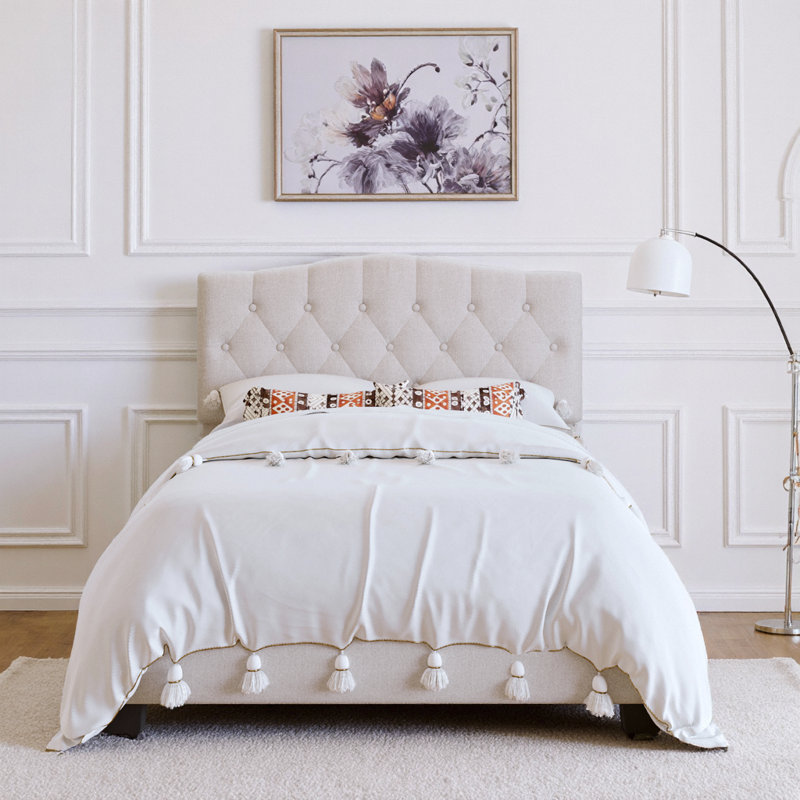 Lit plateforme tapissier Luxury Hotel, Lit double