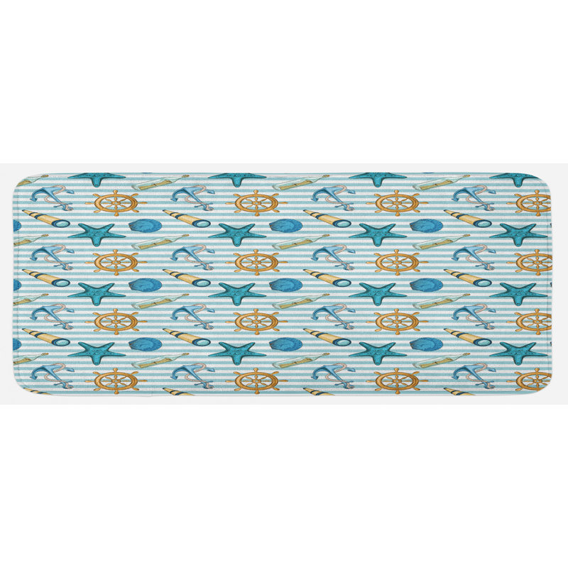 Tapis de cuisine nautique