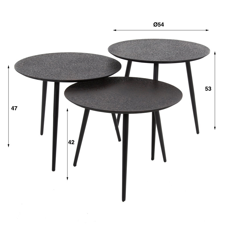 Koerich 3 Legs Coffee Table