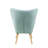 Patchwork Accent Chair With Ottoman Linen Fabric Armchair With Wood Legs Accent Chair Ottoman Chair-1014899688