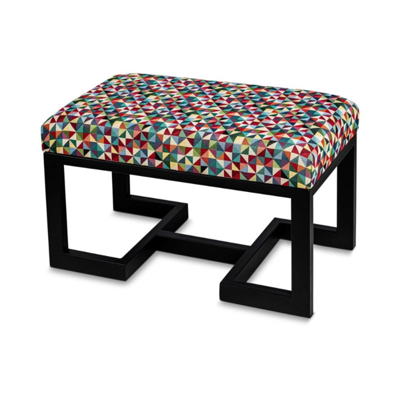 Pana Velvet Upholstered Bench, H40 x W50 x D30cm
