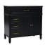Meuble-lavabo noir avec tiroirs Dancy-1866312384