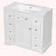 Meuble-lavabo sur pied simple 36 po avec plateau en céramique Hiranur