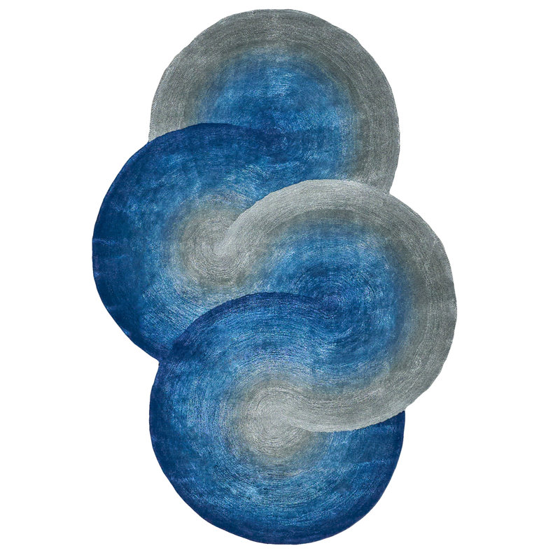 Mitomo Hand Tufted Abstract Area Rug