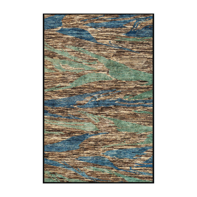 Abstract Indoor Rug, Rectangle 2' x 3'