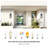 20"(H) Set Of 2 Modern Outdoor Wall Lanterns With Black Metal Frame And Clear Glass, Ambient Light Sensors,Weatherproof Wall Sconces For Porch, Garage, Or Entryway Lighting, E26 Bulb Compatible