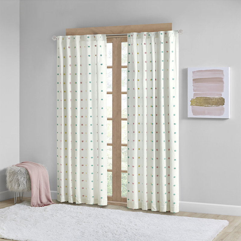 Delanda Cotton Single Curtain Panel