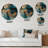 Green And Gold Mysterious Marble I - Abstract Marble Round Wall Art on Metal-1654121547