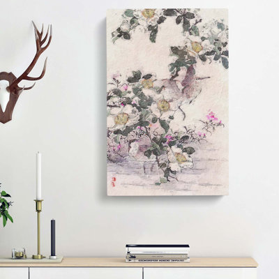 Birds In The Water by Kono Bairei - Wrapped Canvas Painting