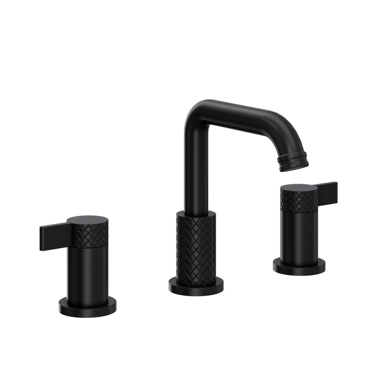 Tenerife™ Widespread Bathroom Faucet with Drain Assembly, Matte Black