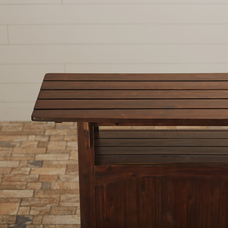 Ponce Solid Wood Bar Counter