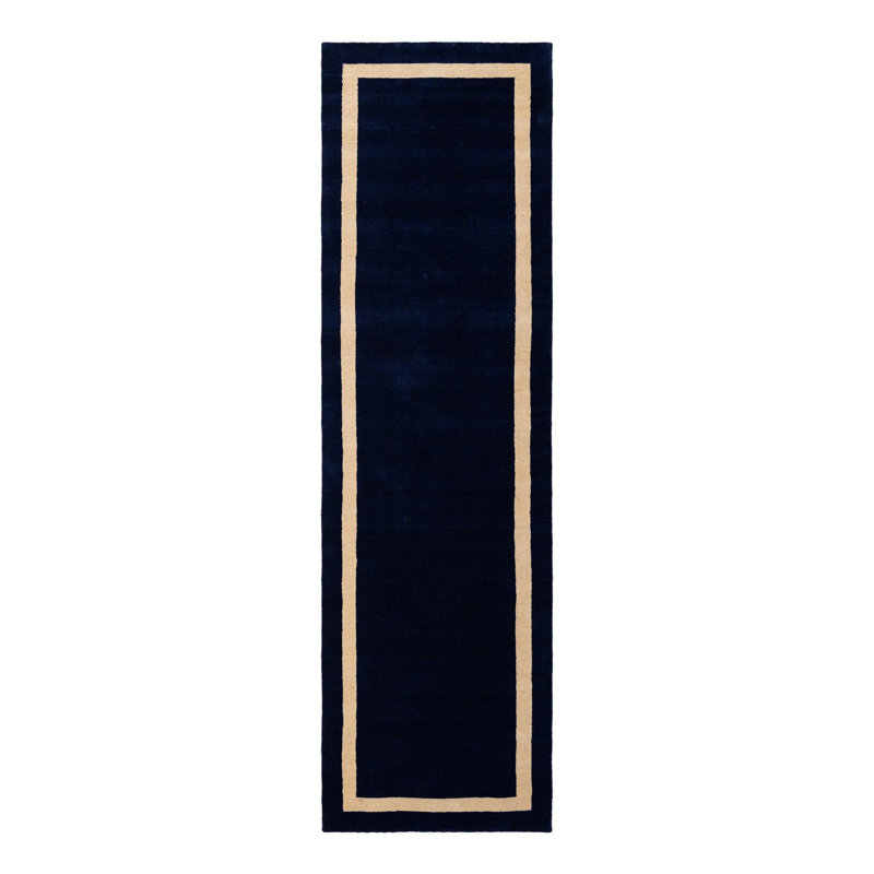 Tapis en laine naturel Jill Zarin Somerset, Tapis de couloir 3 pi 3 po x 12 pi