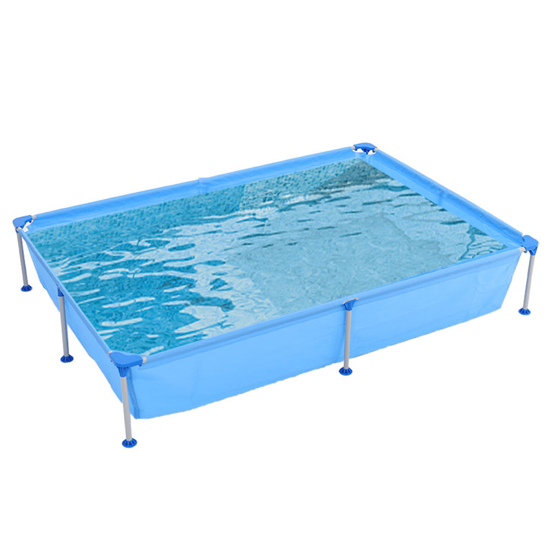 Akhi Plastic Square Frame Set Pool 106cm H x W x L, 106cm H x 579cm W x 403cm L