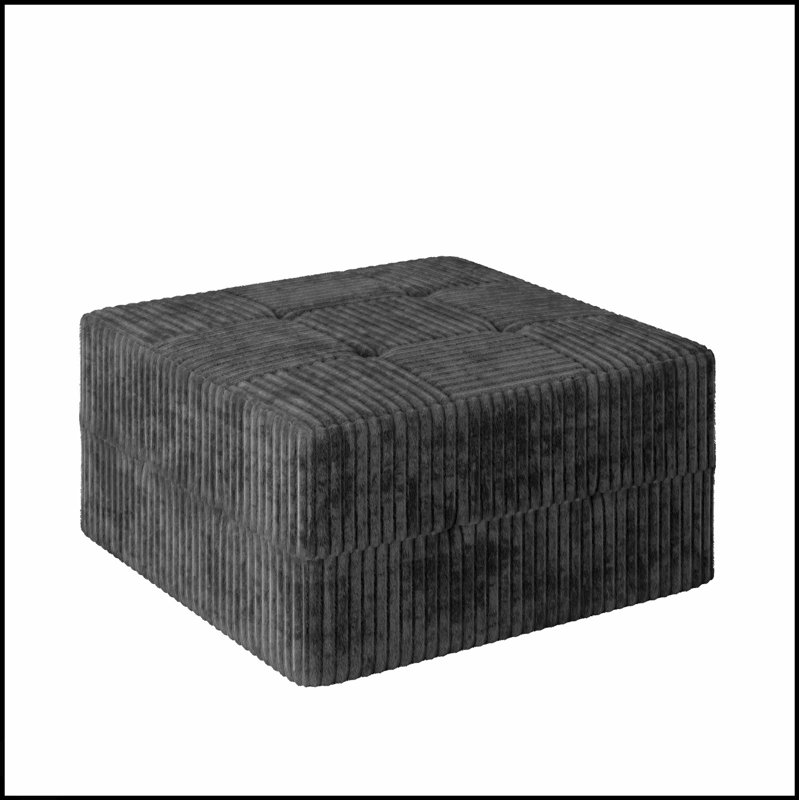 Canapé-lit modulaire moderne en velours côtelé, canapé-lit pour salon et chambre à coucher, Lin, Gris