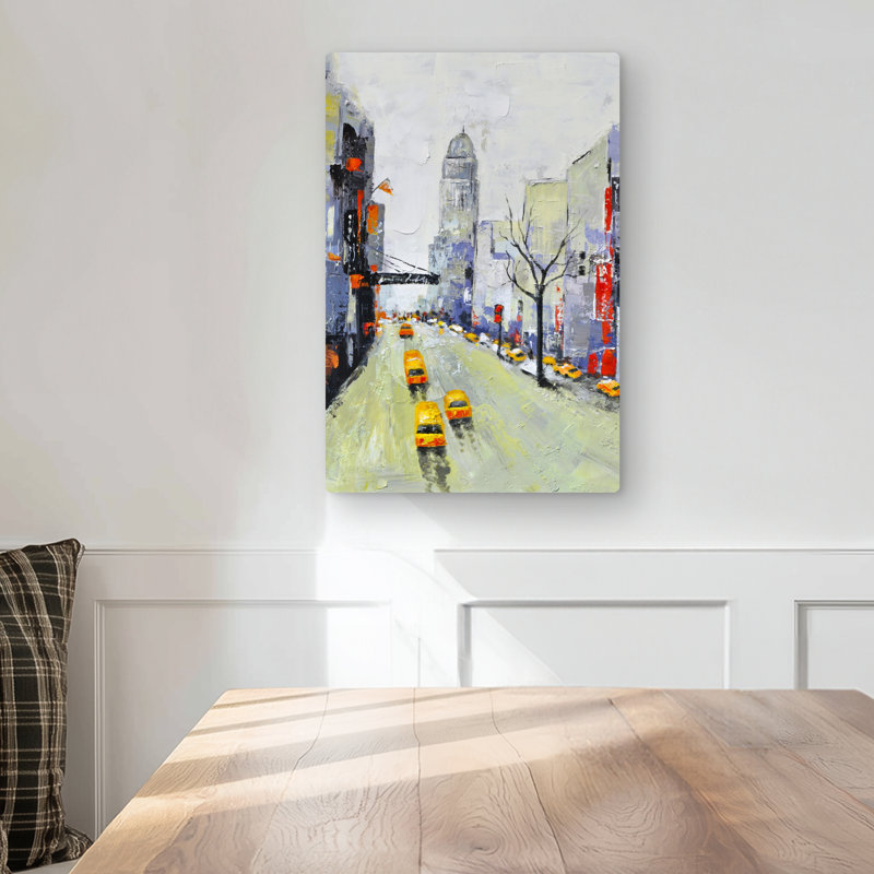  Street with Accents | Cities Metal Print